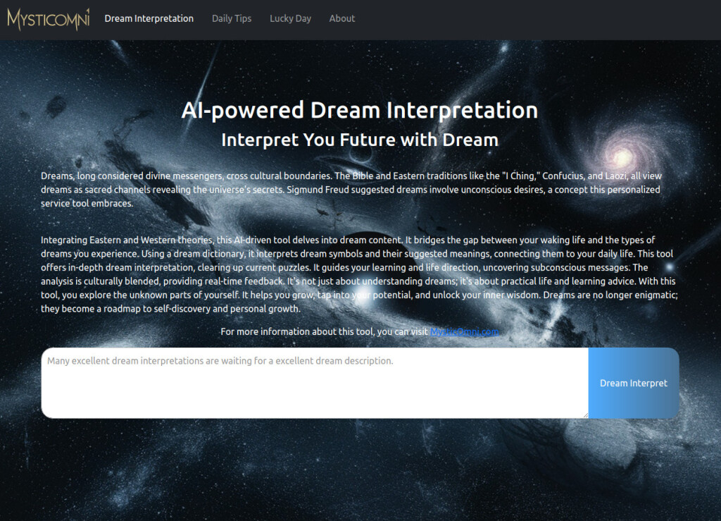 AI-powered Dream Interpretation